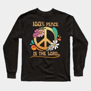 Peace In The Lord Long Sleeve T-Shirt